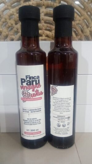 Vinagre de Uvas orgánicas "Finca Parú" 250ml